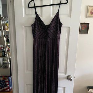 ASOS New Look Shimmer Wide-leg Jumpsuit Size 14